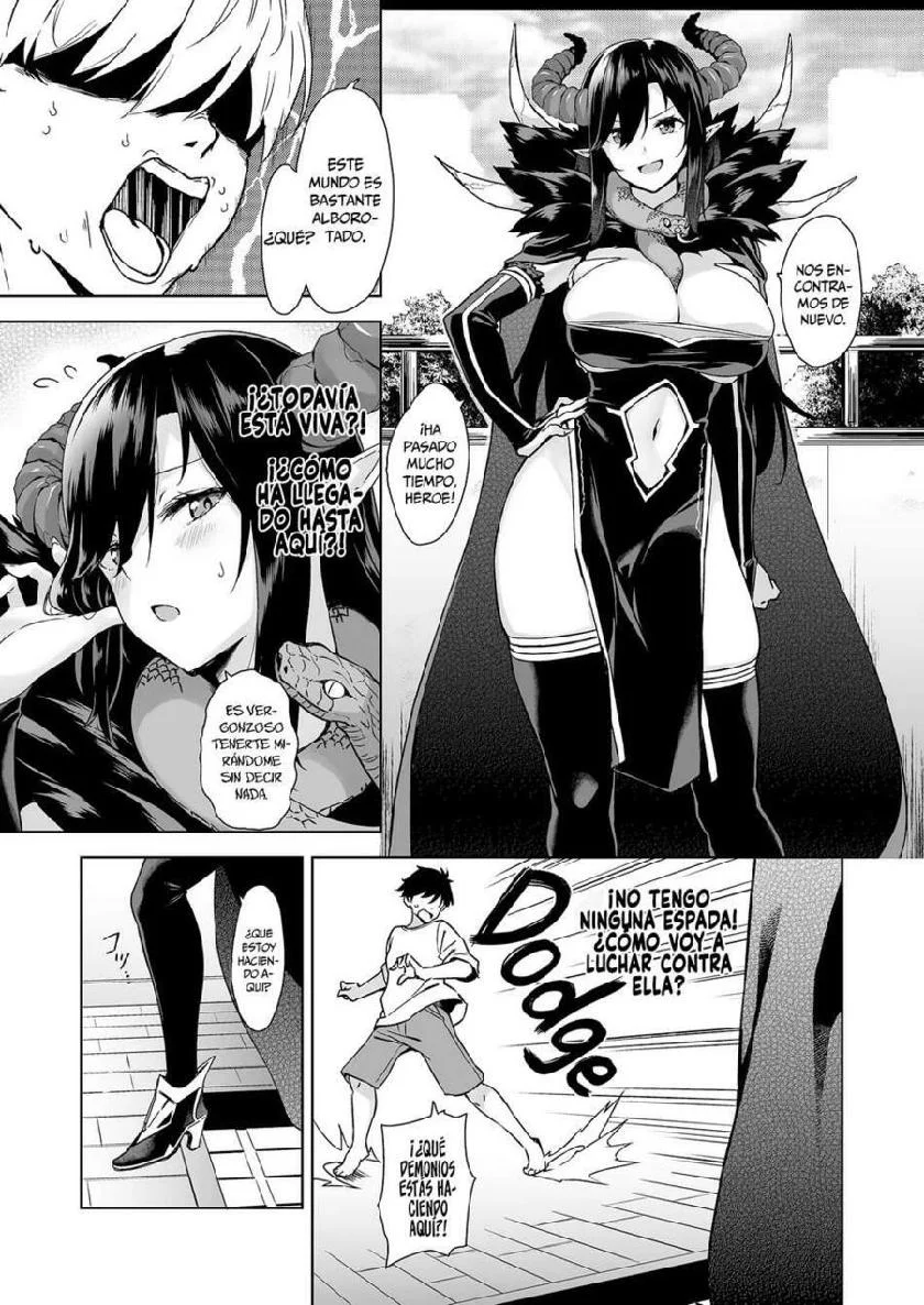 Oshikake Maou to Gouin Namahame Seikatsu - Mi loca vida sexual con una insaciable reina demon...webp
