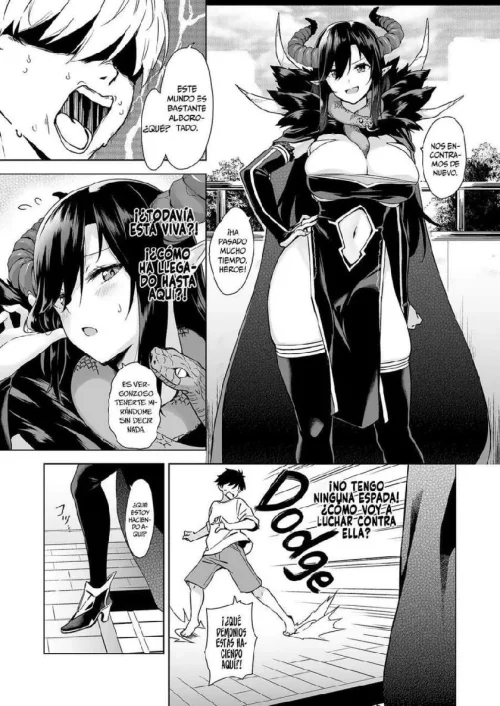 Oshikake Maou to Gouin Namahame Seikatsu - Mi loca vida sexual con una insaciable reina demon...webp